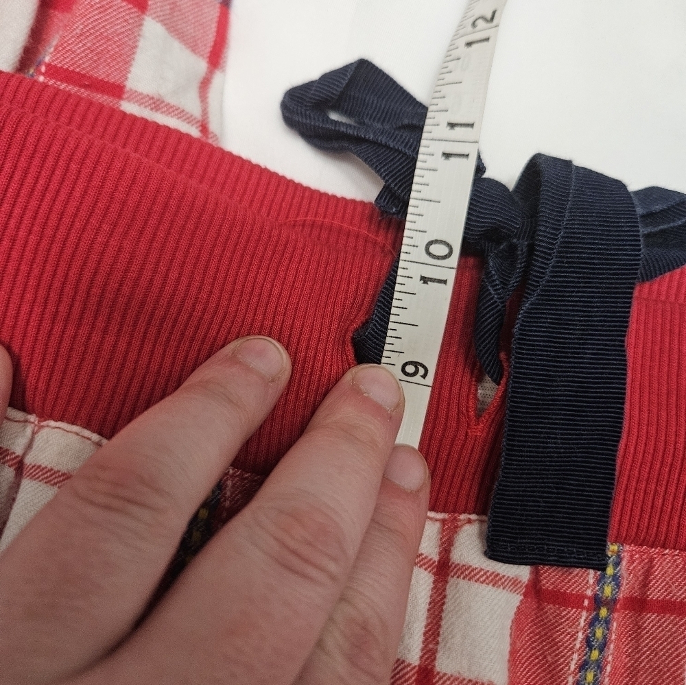 Aerie Tapered Leg Red Plaid Pajama Pants With Pockets! - Picture 6 of 7